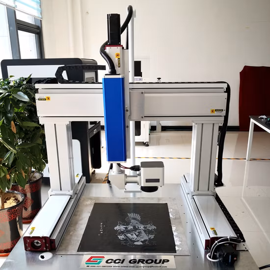 Máquina ULTRAVIOLETA 600*600mm/1300*900mm/1300*2500m m de la marca del laser de la fibra del formato grande
