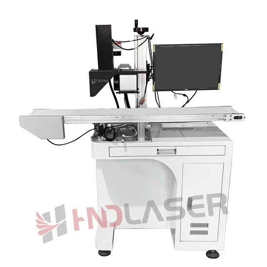 Máquina de marcado de pantalones vaqueros con dispositivo láser y sistema de posicionamiento automático CCD