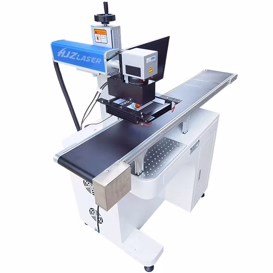 CCD de enfoque automático portátil 20W 30W 50W 60W 100W Jpt Raycus Mopa Galvo UV Máquina de marcado de impresión en color láser de fibra para metal, plástico, vidrio, grabado de logotipo